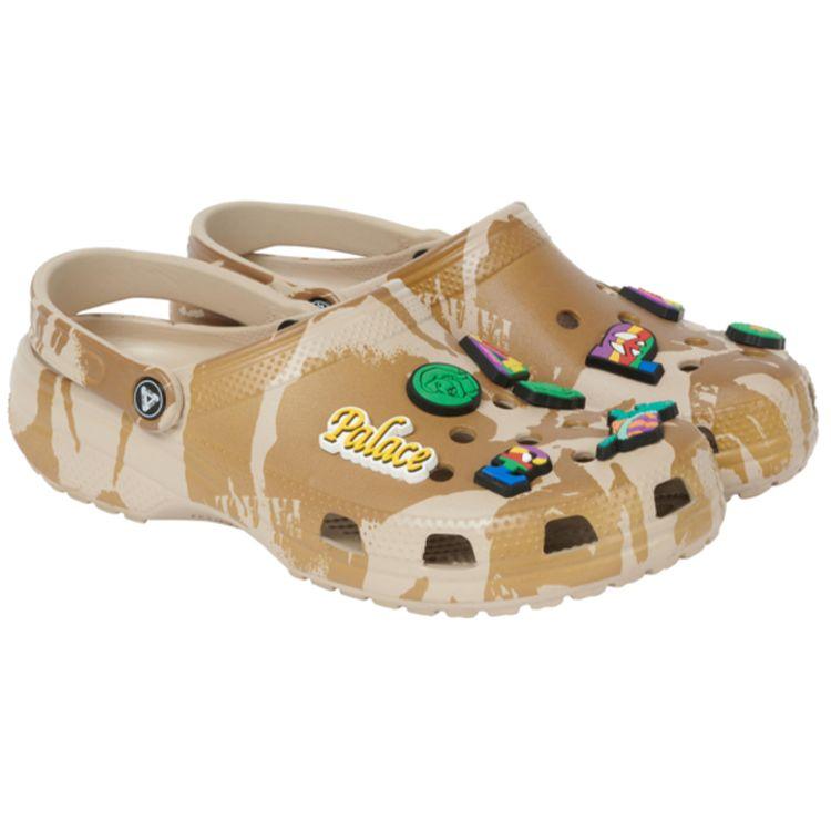 Palace x Crocs Classic Clog Tan Camo Sneakers da Uomo 207451-960