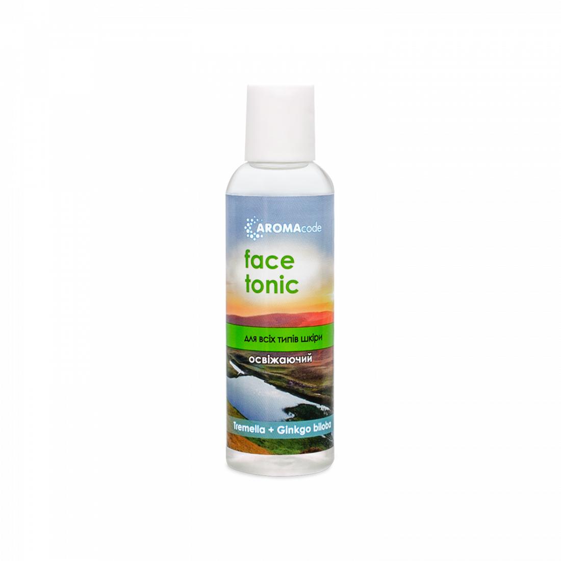 

Тонік для обличчя для всіх типів шкіри освіжаючий AROMAcode , 150 мл 1 pcs