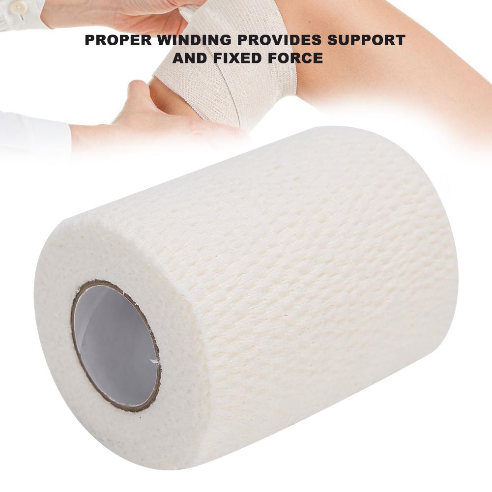 Sports Protective Bandage Pure Cotton Wrist Elbow Ankle Finger Care Tape Bandage White