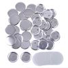 5~20set Blank Badge Pin Button Maker Making Parts Supplies 37mm DIY Button Making Consumables Iron Top Bottom Plastic Film TMZ