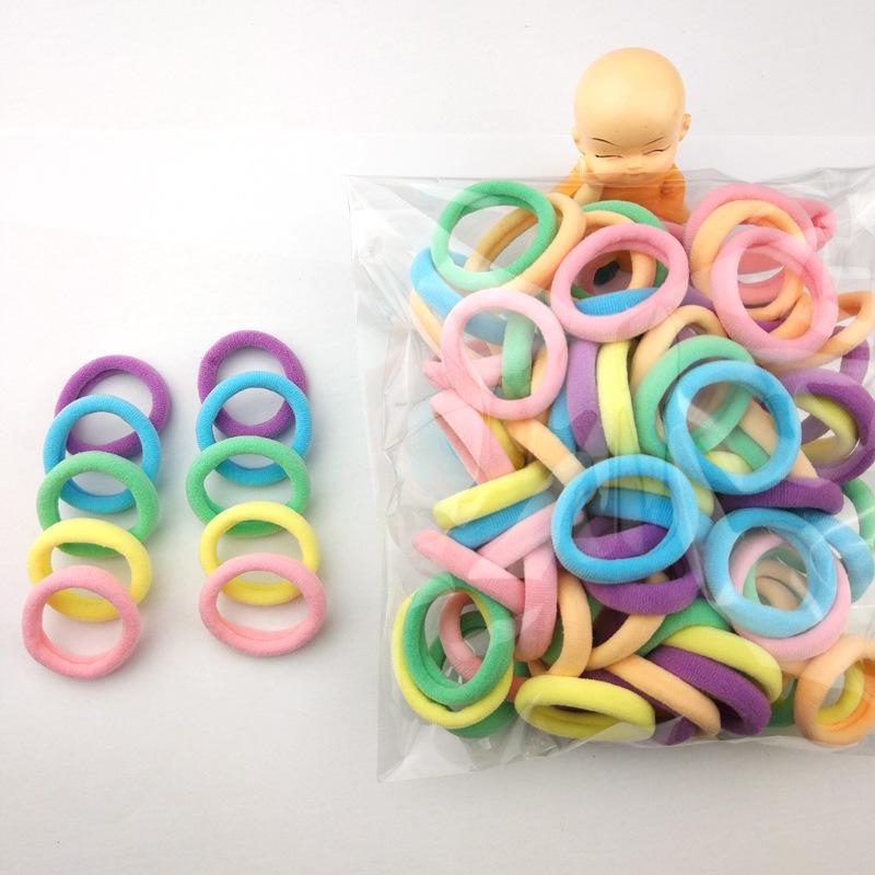 Women's Black Elastic Hair Tie - Korean Style Leather Headband