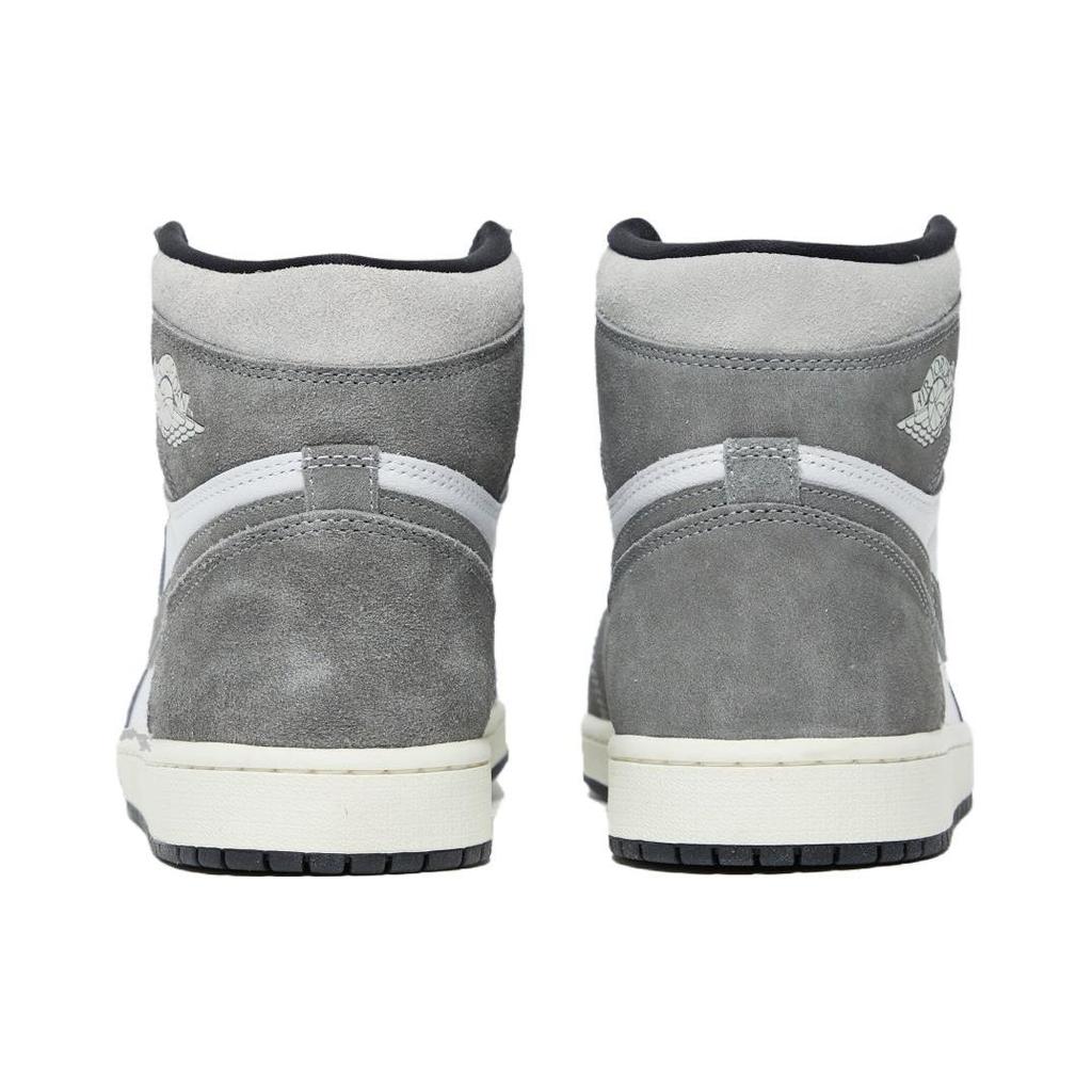 Air Jordan 1 Retro High OG Washed Black Unisex Sneakers Grey Fire-Red Light-Smoke-Grey DZ5485-051