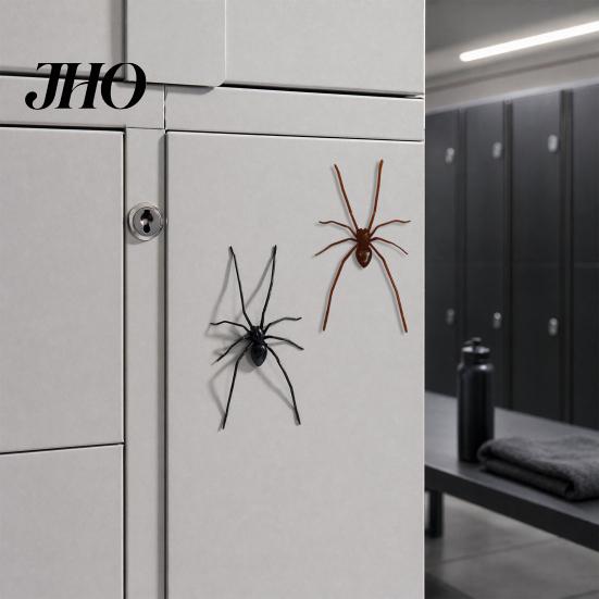 Reusable Halloween Decorations 3D Spider Fridge Magnet, Spooky Realistic Magnetic for Holiday Refrigerator, Car Surface, Garage Door, Parties, Office
