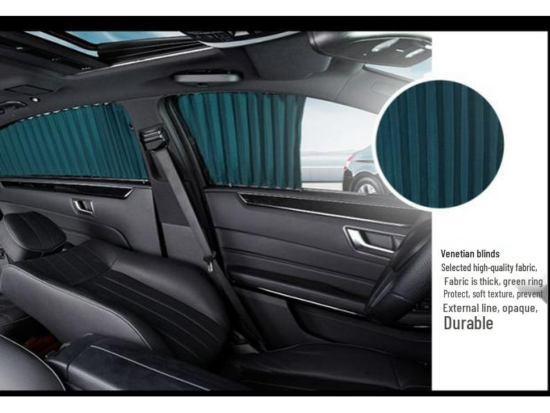 Eighth Gen Honda Accord Retractable Heat-Insulating Privacy Side Curtains