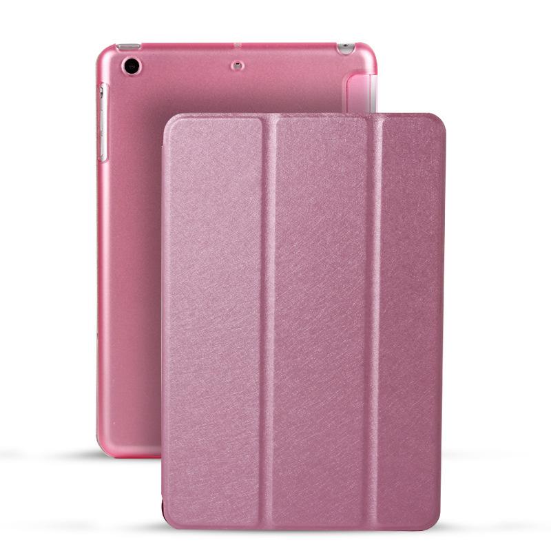 Silk pattern three-fold anti-drop iPad protective case painted pattern tablet protective leather case custom logo