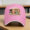 Funny Easter Cats Ears Bunny Eggs Running Hippie Trucker Hat For Unisex Women Sunscreen Fashion Baseball Caps