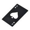 1 pz creativo apriscatole per bottiglie a forma di poker in acciaio inossidabile formato carta di credito bar ristorante birra strumento di apertura in metallo regalo