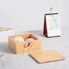 Wood Yarn Bowl with Lid Knitting Wool Organizers Knitting Yarn Holder Wood Yarn Dispenser Bowl for Crocheting Knitting