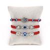 Adjustable Woven Evil Eye Lucky Charm Bracelet Fashion Hand Jewelry For Women