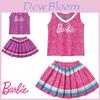 Rochie Cosplay Barbie Filmul din Fibră de Poliester Purpuriu Pentru Copii Mărimi)