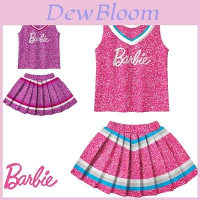 Barbie The Movie Purple Polyester Fiber Cosplay Dress For Kids Sizes)