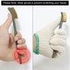 3pcs/9pcs 7 Inch Rust Paint Metal Cleaner Cleaning Welding Slag and Rust Mini Wire Brush Sets, Steel Nylon Brass Brush