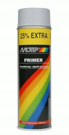 MOTIP PRIMER Acrylic Primer Spray 500ml GREY UNIVERSAL
