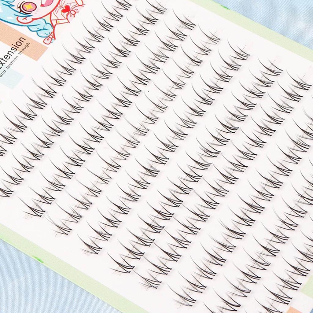 Simulation Grafted False Eyelashes Natural Realistic Segmented Lashes for Women and Girls Cosmetic Supplies
