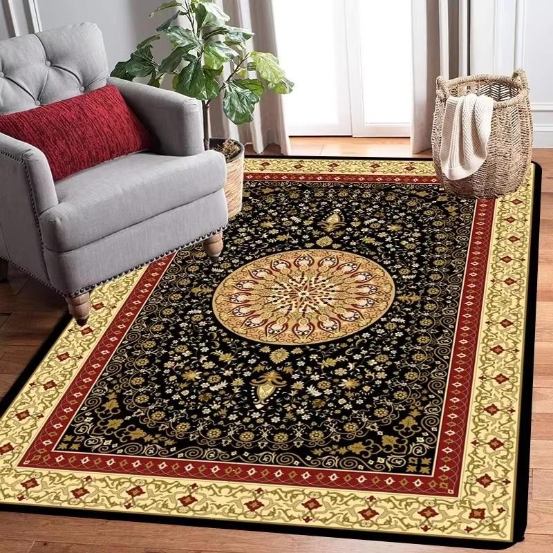 Large Size Large Carpet Raditional Oriental Vintage Area Rug Nordic Floor Mats European Door Area Old Printed Carpet Modern INS