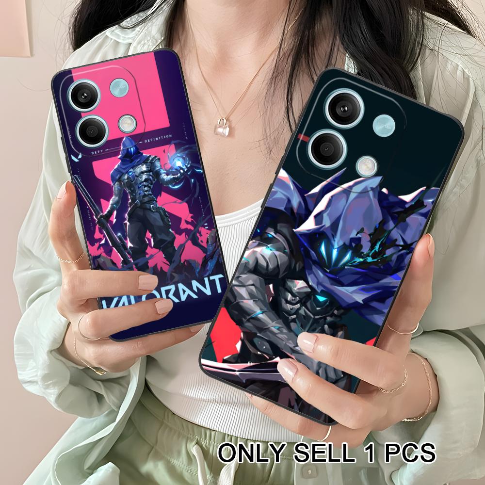 Valo Omen Phone Case for Xiaomi Redmi Note 14 13 12 11 S Pro Plus 4G 5G Soft TPU Shockproof Cover