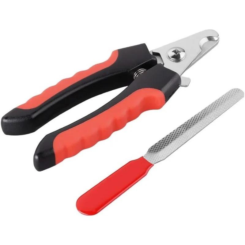 Professional Pet Nail Clipper & Trimmers Dog Nail Clippers with Safety Guard Pet Dog and Cat Nail Clippers Cat Nail Sharpener