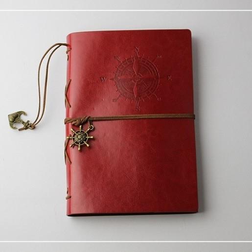 Creative Vintage Pirate Strap Notebook Pocket Book Diary Book
