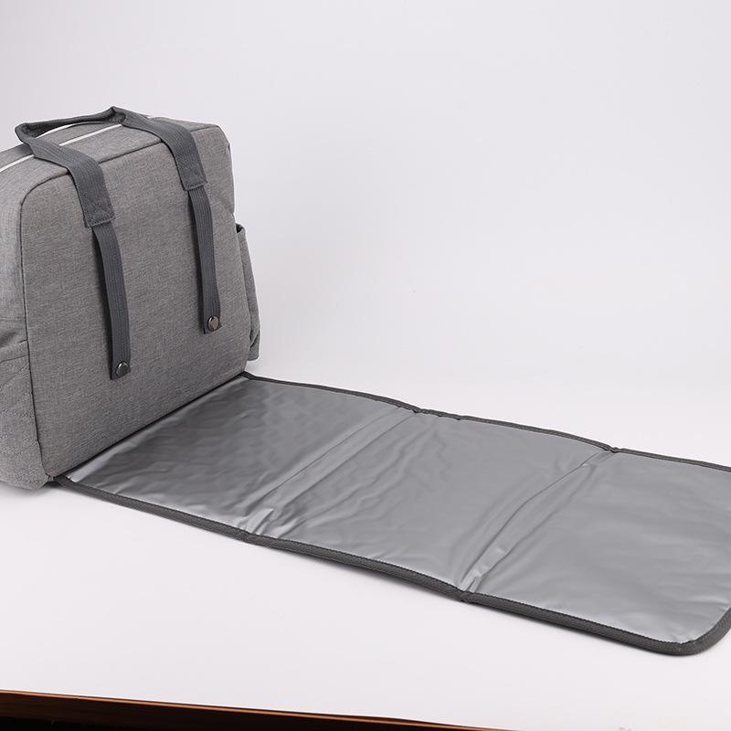 Stylish Diaper Backpack: Fashionable, Large-Capacity Maternity Bag with Changing Pad, Single Shoulder/Crossbody Design
