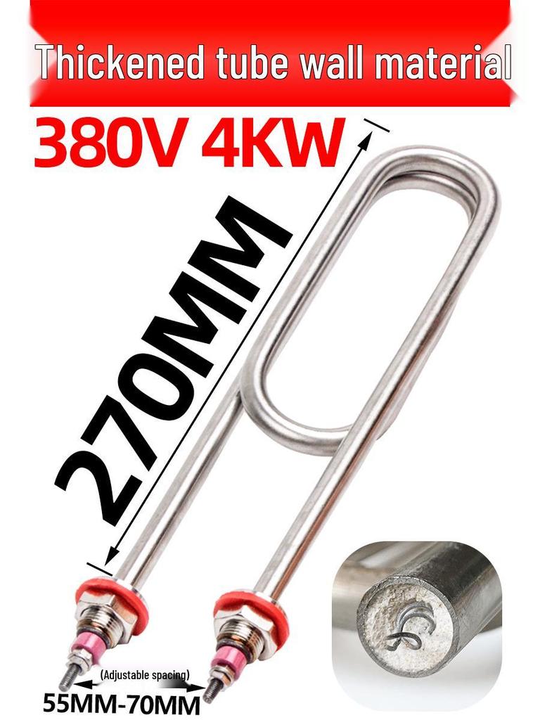 Steamer Heating Tube Element for Rice Cookers, 220V/380V, Options: 2/3/4.