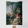 Artist FFrancois Boucher Throw Soft Warm Flannel Blanket Multiuse Throw for Bed Sofa Office Air Conditioning Nap Blanket