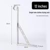 Stainless Steel Triangle Bracket Wall-Mounted Clothes Drying Rack for Balcony