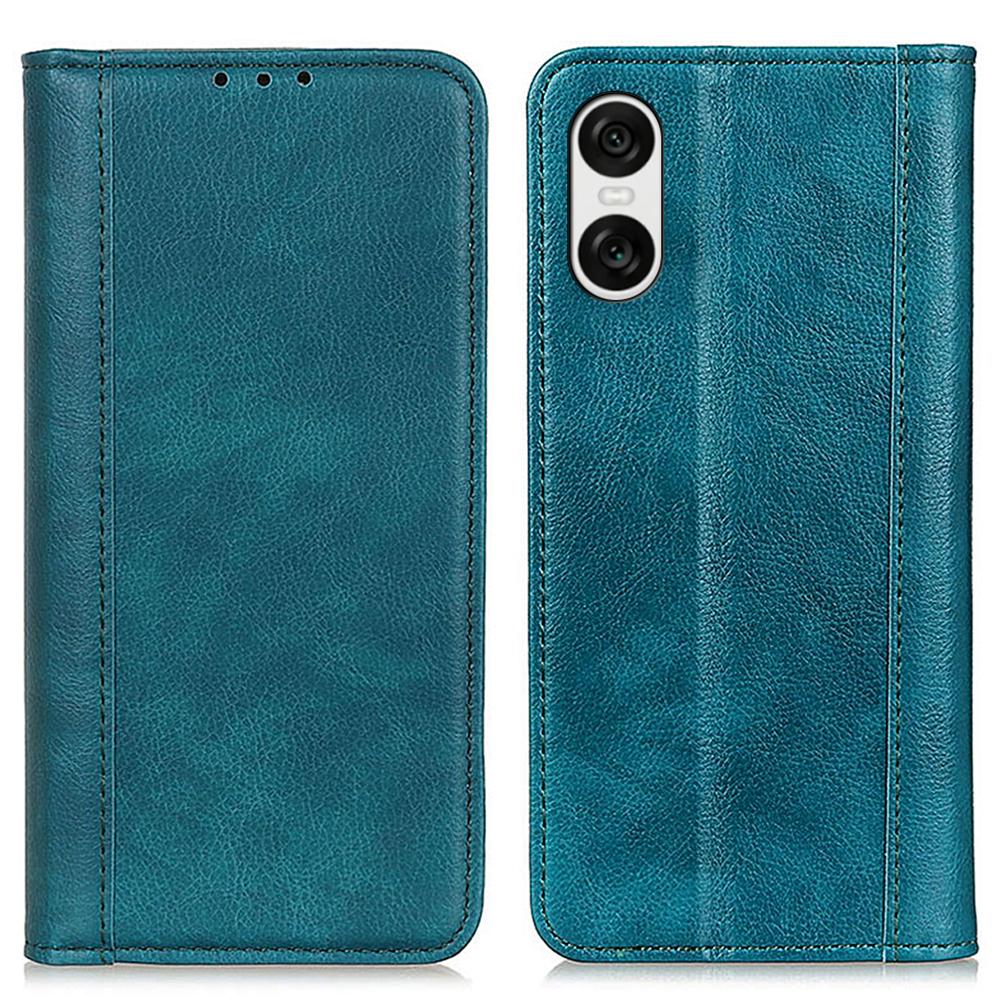 For Sony Xperia 10 VI Case Litchi Texture Split Leather Stand Phone Cases Wholesale