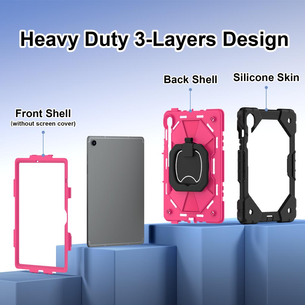 Tablet Protective Case C3 Model Suitable for Samsung Galaxy Tab S9 11Inch/S9Fe/S10Fe 10.9Inch with Stand 12 Colors Available