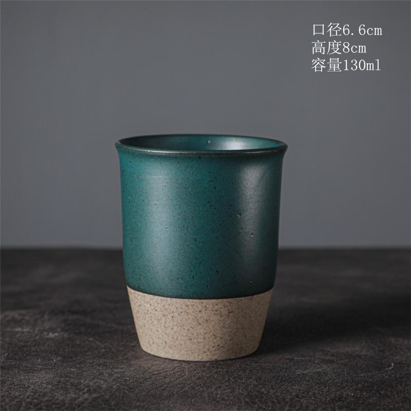 Ceramic Tea Cup Coarse Pottery Cup Personal Teacup Ceramic Retro Teacup Kung Fu Large Tea Bowl Kiln Change Single Cup