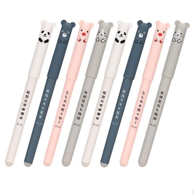 8Pcs 0.38mm Erasable Gel Pens for Stationery Business Supplies Blue