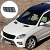 Car Hood Air Vent Front Bumper Radiator Grille Protector Covers Suitable for W166 ML X166 Class 2012-2015 1668800105