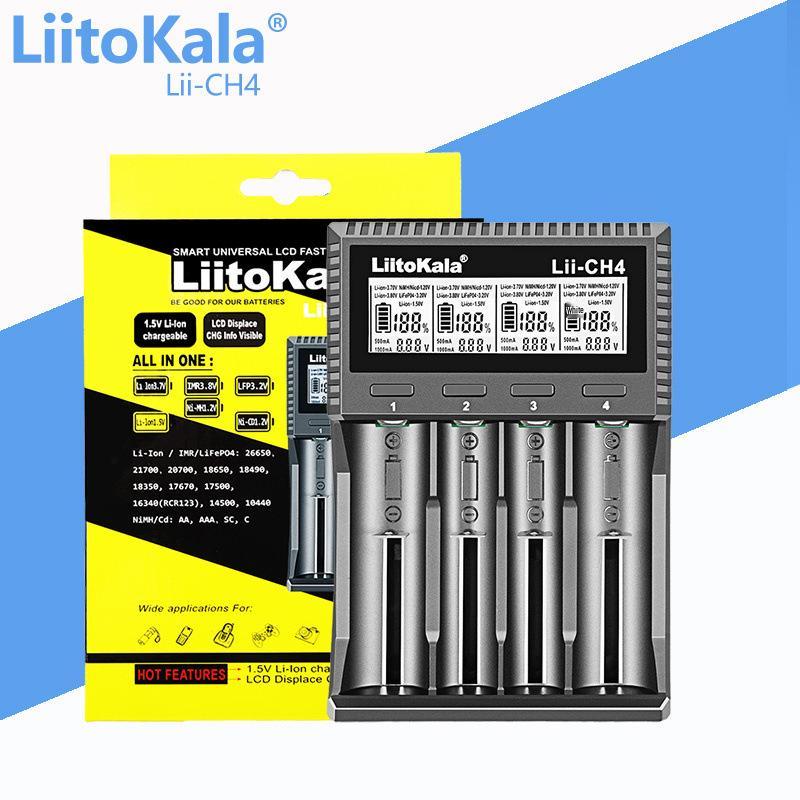 

Lii-CH4 4-Slot Smart Battery Charger (1.5V/1.2V/3.2V/3.7V)