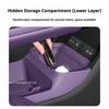 Car Under Central Console Storage Box for Avatr 07 2024-2026 Under Armrest Silicone Storage Box Compartment Interior Accessories