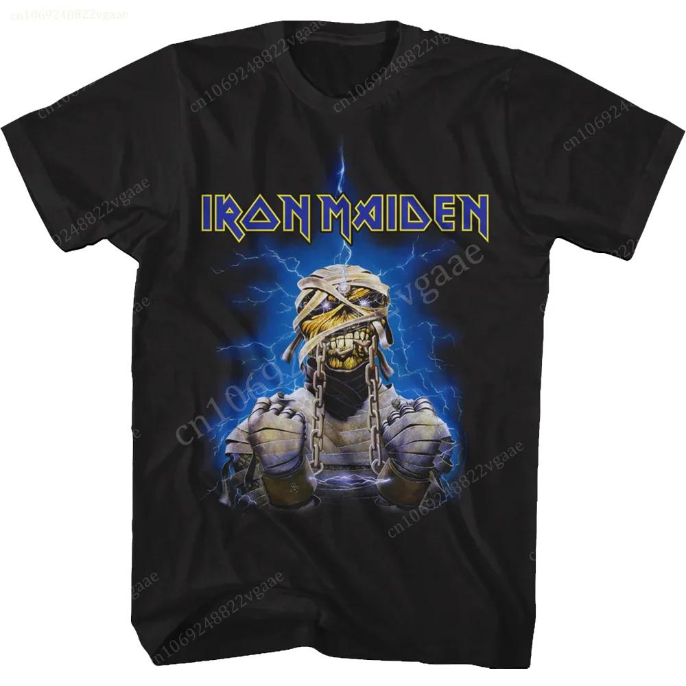 2024 Iron Maidens T Shirt Men Women Band Vintage Summer Adult Cotton Kids Polyester Tee Shirt Hip Hop Tops Heavy Metal