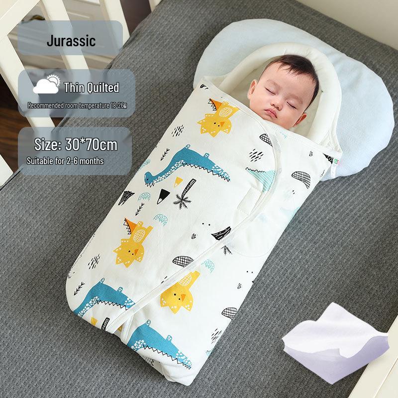 Biduole Reine Baumwolle Baby Puckdecke - Neugeborenen Anti-Schreck-Schlafsack für Frühling & Sommer
