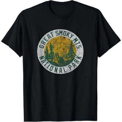 Great Smoky Mountains National Park Vintage Pine Trees T-Shirt