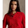 Polo Ralph Lauren Women S Cable Knit Wool caShmere Polo Sweater wmpoSwenc0216726