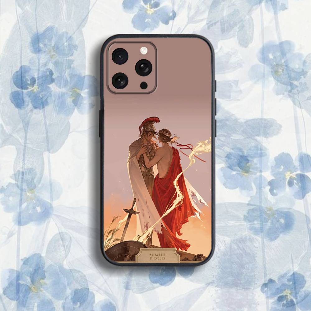 T-The Song-O-OF Achilles Phone Case For iPhone 17,16,15,14,13,12,Pro,Max,Plus,E,SE4,Air,Mini Black Soft Box