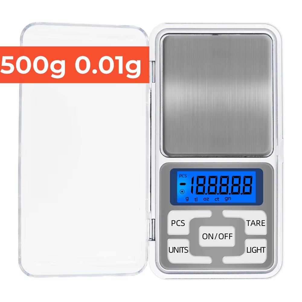 3Kg/500G 0.01g Digital Kitchen Scale Precision Jewelry Scales Weighing For Food Diet Postal Balance Measuring LCD Electronic
