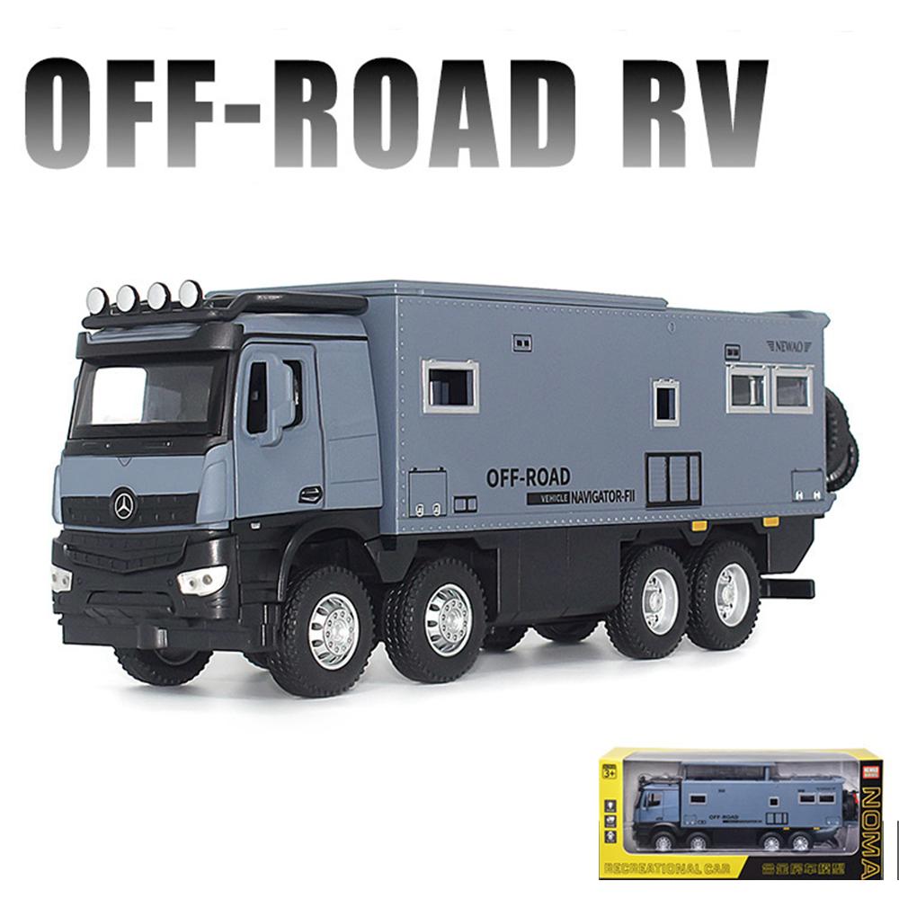 1/24 NOMADISM NAVIGATOR Benz 8X8 Alloy Die Cast Toy Car Model Sound and Light Children's Toy Collectibles Birthday Gift