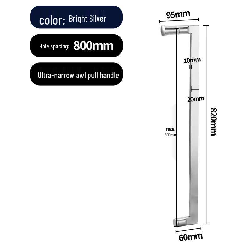304 Stainless Steel Shower Door Pull Handle