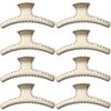 13cm Korean Hand-drawn Line Hair Clip Women's Summer New Fashion Simple Shark Clip Hair Accessories