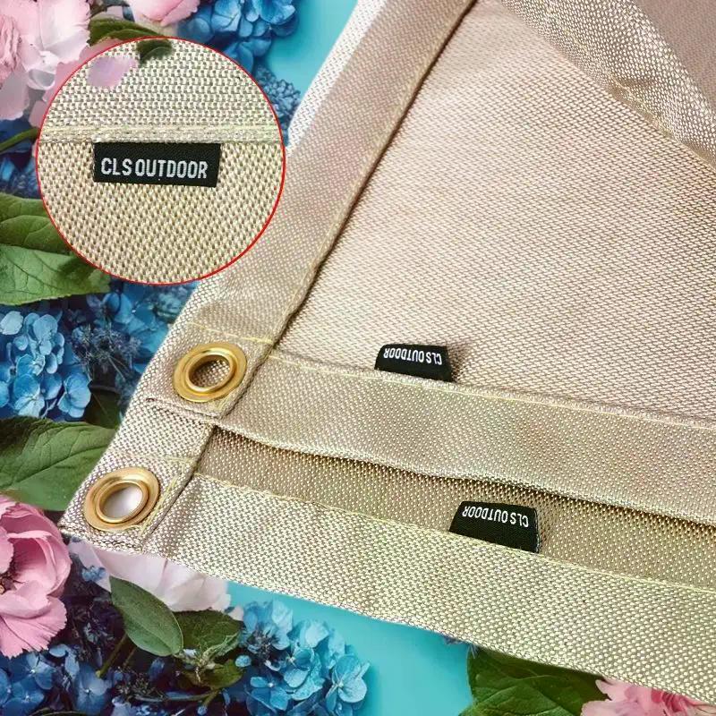 Outdoor Camping Fireproof Cloth Picnic Barbecue Insulation Mat Flame Retardant High Temperature Fire Blanket Fiberglass Mat