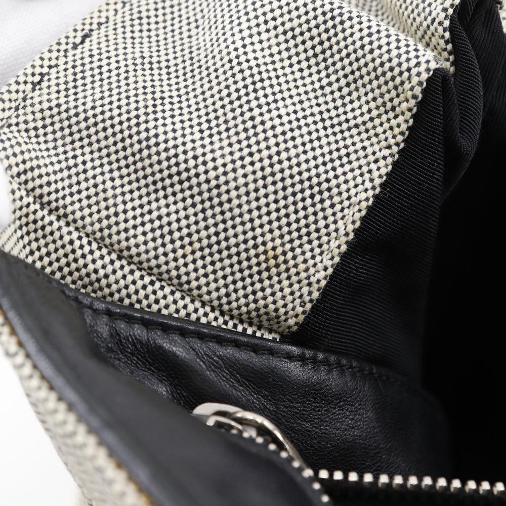 Chanel Camellia NO5 Tote Bag Chocolate Bar Chain Tote Gray/yellow Canvas Women Used