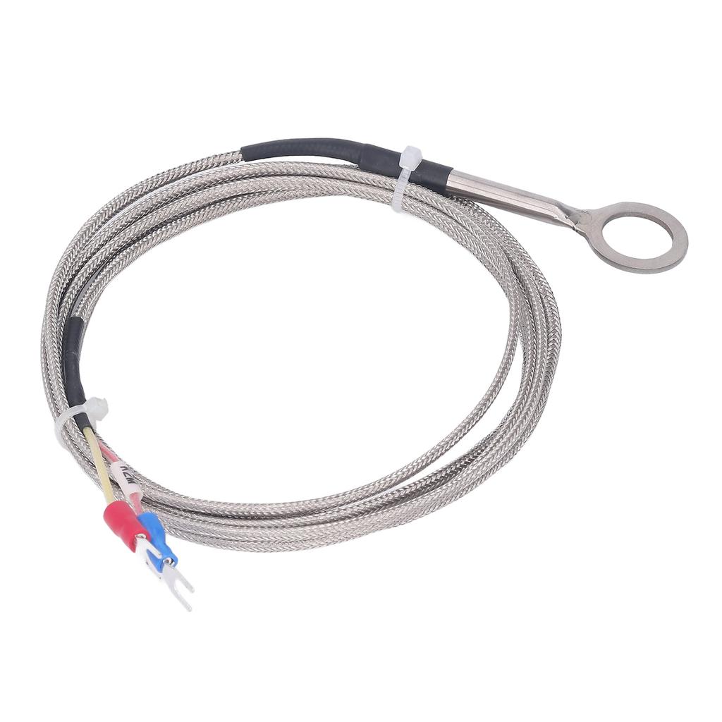 K Type Thermocouple 14 Dia 304 Stainless Steel ?40 to 1000 celsius Probe Type Thermocouple 2m 6.6ft