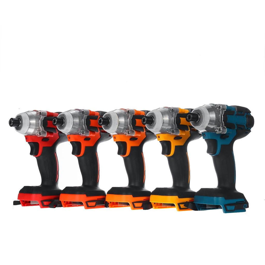 550 N.m Cordless Electric Screwdriver 3/8'' Speed Brushless Impact Wrench Rechargable Drill LED Light For 18V Battery