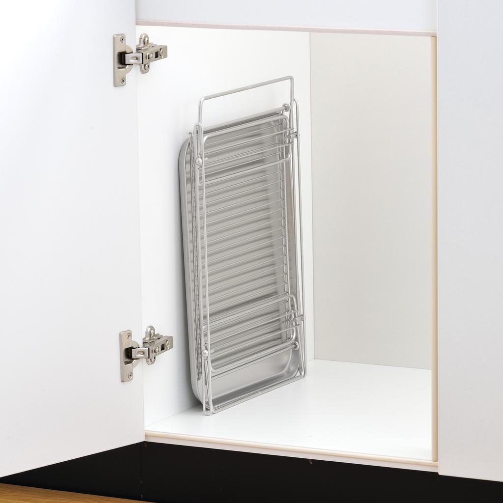 Wahei freiz Edelstahl Küchenaufbewahrung Abtropfgestell SUI Meister Faltbar Groß Hergestellt in Japan SUI-717