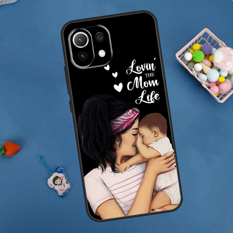 Super Dad Mom Baby Girl Twin Case For Xiaomi 11T 12T 13T 14T Pro 13 14 15 Ultra POCO X7 Pro X3 X5 X6 M6 F5 F6 Pro Cover
