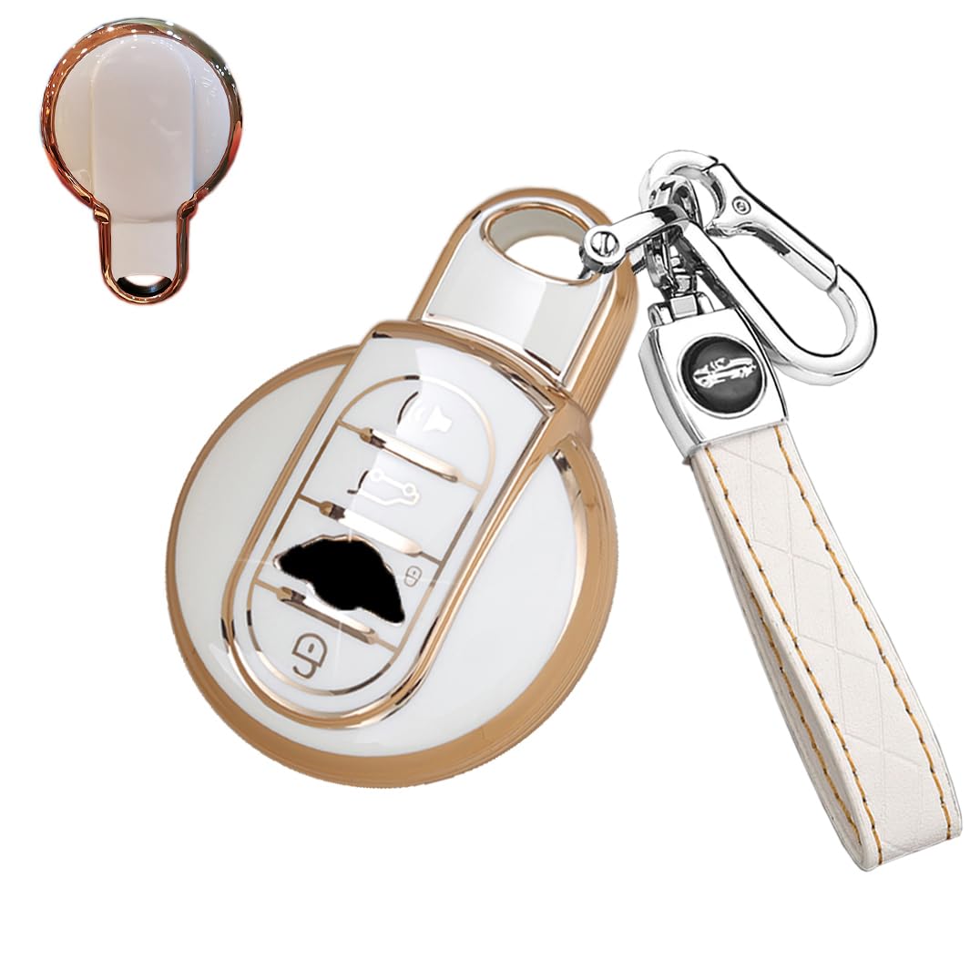 SANRILY BMW MINI Key Case Key Holder Key Cover Key Protection Mini Cooper ONE Compatible with car genuine