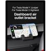 Fit For Tesla Model Y Juniper Model 3 Highland 2025 Instrument Panel Hook Multi functional Accessories Silicone Phone Stand
